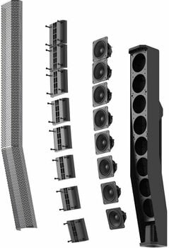 Säulen PA System Electro Voice Evolve 50M Bluetooth SET Schwarz  Säulen PA System - 10
