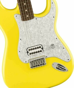 Electric guitar Fender  Limited Edition Tom Delonge Stratocaster Graffiti Yellow - 4