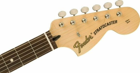 Electric guitar Fender  Limited Edition Tom Delonge Stratocaster Graffiti Yellow - 5