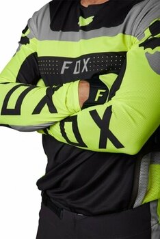 Fietsshirt FOX Flexair Efekt Jersey Jersey Fluo Yellow M - 4
