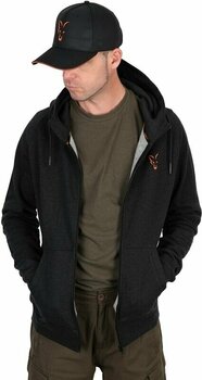 Sweatshirt Fox Sweatshirt Collection LW Hoody Black/Orange M - 4
