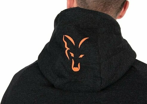 Hættetrøje Fox Hættetrøje Collection LW Hoody Black/Orange M - 8
