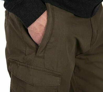 Nohavice Fox Nohavice Collection LW Cargo Trouser Green/Black M - 4