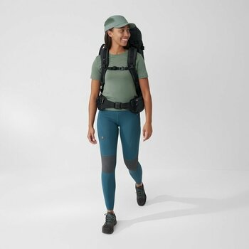 Outdoorové kalhoty Fjällräven Abisko Trekking Tights Pro W Deep Forest/Iron Grey XS Outdoorové kalhoty - 3