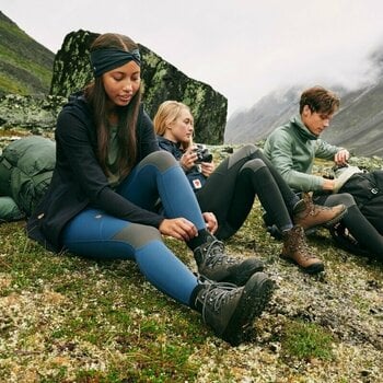 Outdoorové kalhoty Fjällräven Abisko Trekking Tights Pro W Deep Forest/Iron Grey S Outdoorové kalhoty - 12
