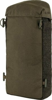 Outdoor Backpack Fjällräven Värmland Wool Side Pocket Dark Olive/Brown Outdoor Backpack - 2