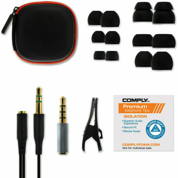 Auscultadores intra-auriculares SoundMAGIC EC80C-BK-RD - 2