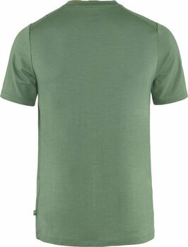 T-shirt de exterior Fjällräven Abisko Wool Classic SS M Patina Green XL T-Shirt - 2