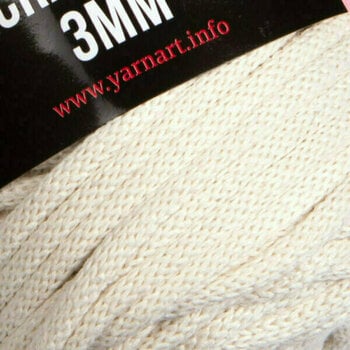 Sladd Yarn Art Macrame Cord 3 mm 752 Light Beige - 2
