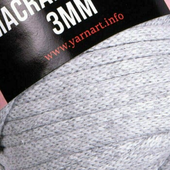 юта Yarn Art Macrame Cord 3 mm 756 Grey - 2