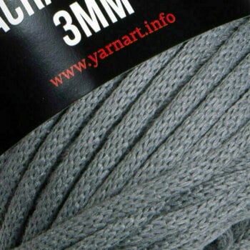Cordon Yarn Art Macrame Cord 3 mm 774 Dark Grey - 2