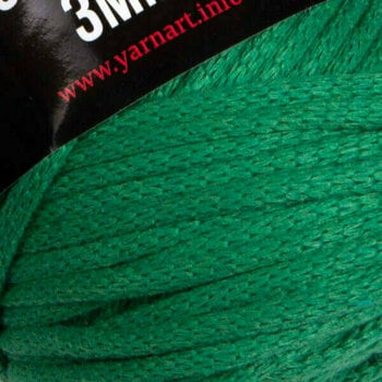 Cord Yarn Art Macrame Cord 3 mm 759 Dark Green - 2