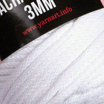 Cordão Yarn Art Macrame Cord 3 mm 751 White - 2