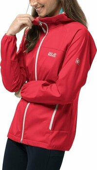 Giacca outdoor Jack Wolfskin Eagle Peak II Softshell W Tulip Red XS Giacca outdoor - 2