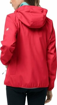 Giacca outdoor Jack Wolfskin Eagle Peak II Softshell W Tulip Red XS Giacca outdoor - 3