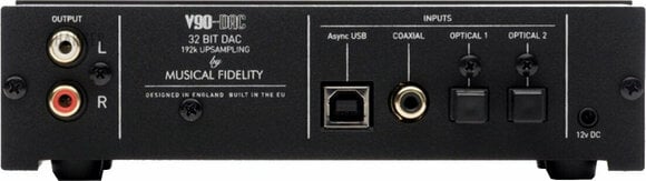 Hi-Fi DAC & ADC Interface Musical Fidelity V90 DAC Black - 2