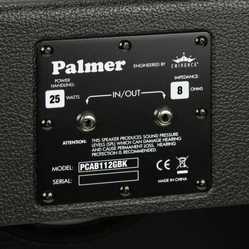 Gabinete de guitarra Palmer CAB 112 GBK - 3