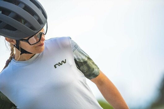 Odzież kolarska / koszulka Northwave Womens Xtrail Jersey Short Sleeve Ice/Green S - 3