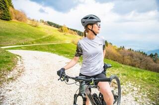 Kolesarski dres, majica Northwave Womens Xtrail Short Sleeve Ice/Green - 3
