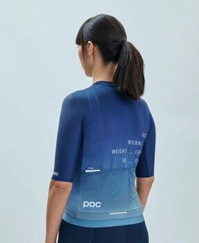 Kolesarski dres, majica POC Pristine Print Women's Jersey Uranium Black XS - 4