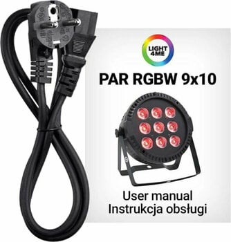 LED PAR Light4Me PAR RGBW 9x10 LED - 6