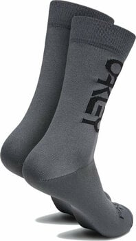 Cyklo ponožky Oakley Factory Pilot MTB Socks Forged Iron S Cyklo ponožky - 2
