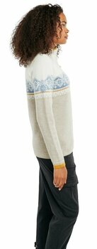 Jakna i majica Dale of Norway Moritz Womens Sweater Sand/Off White/Blue Shadow L Džemper - 5