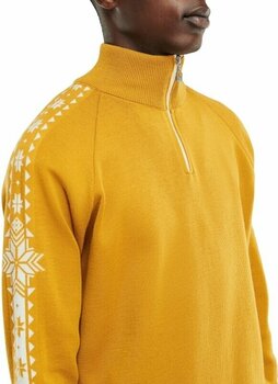 Mikina a tričko Dale of Norway Geilo Mens Sweater Mustard XL Svetr - 2