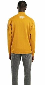Mikina a tričko Dale of Norway Geilo Mens Sweater Mustard XL Svetr - 7