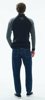 Camiseta de esquí / Sudadera con capucha Dale of Norway Geilo Mens Sweater Dark Charcoal/Smoke L Saltador - 5