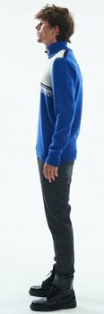 Ski T-shirt/ Hoodies Dale of Norway Lahti Mens Knit Sweater Ultramarine/Navy/Off White M Jumper - 5