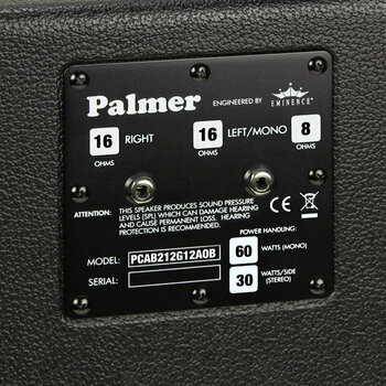 Gitarrskåp Palmer CAB 212 G12A OB - 4