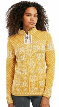 Tricou / hanorac schi Dale of Norway Peace Womens Knit Sweater Mustard XL Săritor - 3
