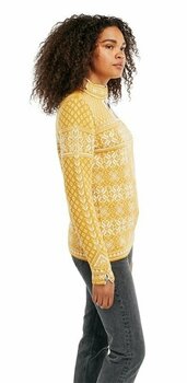 Jakna i majica Dale of Norway Peace Womens Knit Sweater Mustard XL Džemper - 4
