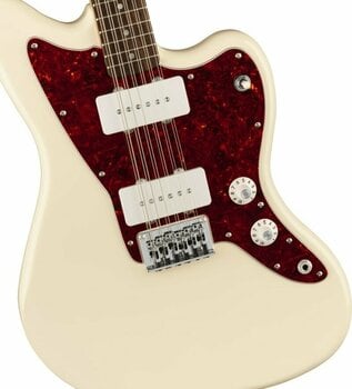 Guitarra elétrica Fender Squier Paranormal Jazzmaster XII Olympic White - 4