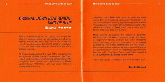 CD диск Miles Davis - Kind Of Blue (CD) - 10
