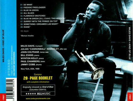 Zenei CD Miles Davis - Kind Of Blue (CD) - 12