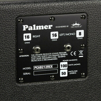 Gabinete de guitarra Palmer CAB 212 REX - 4