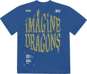 Koszulka Imagine Dragons Lyrics Unisex Blue - 1