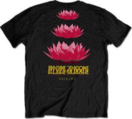 Ing Imagine Dragons Origins Lotus (Back Print) Unisex Rövid ujjú póló/Black/Rövid - 1