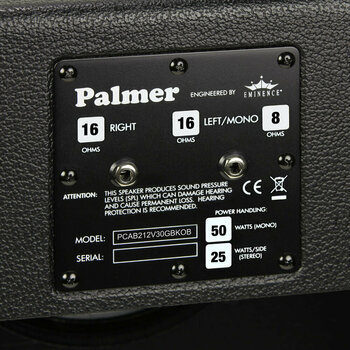 Gitarren-Lautsprecher Palmer CAB 212 V30 GBK OB - 4