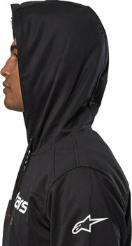 Hoody Alpinestars Session LXE Fleece Black/White XL Hoody - 3