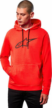 Sweatshirt Alpinestars Ageless V2 Hoodie Red/Black S Sweatshirt - 2