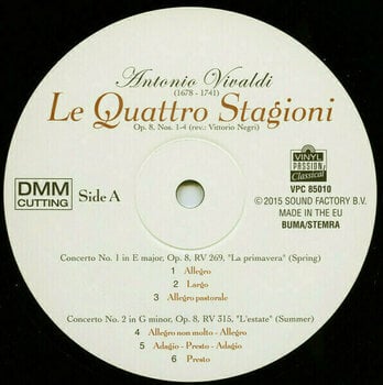 Disque vinyle Antonio Vivaldi Le Quattro Stagioni (LP) - 2