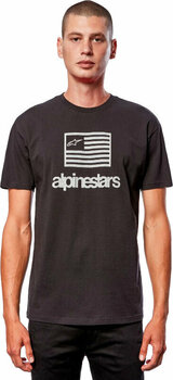 T-shirt Alpinestars Flag Tee Black XL T-shirt - 2