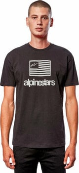 Тениска Alpinestars Flag Tee Black L Тениска - 2