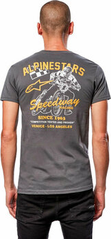 T-Shirt Alpinestars Speedway Tee Charcoal 2XL T-Shirt - 4