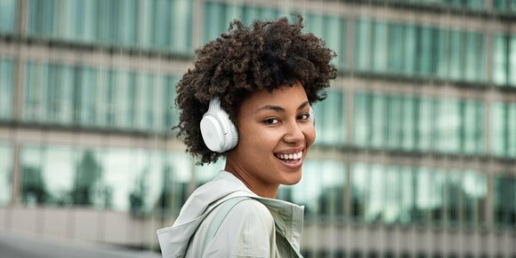Trådløse on-ear hovedtelefoner NEXT Audiocom X4 White - 4