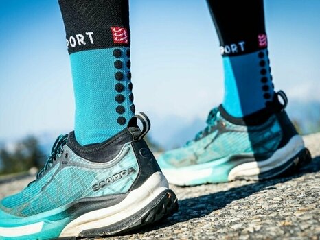 Čarape za trčanje
 Compressport Full Socks Winter Run Mosaic Blue/Black T1 Čarape za trčanje - 3