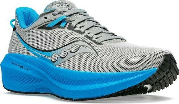 Road running shoes Saucony Triumph 21 Mens Shoes Echo/Silver 42,5 Road running shoes - 3